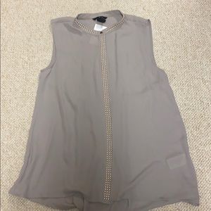 New H&M taupe tank-top blouse - 6